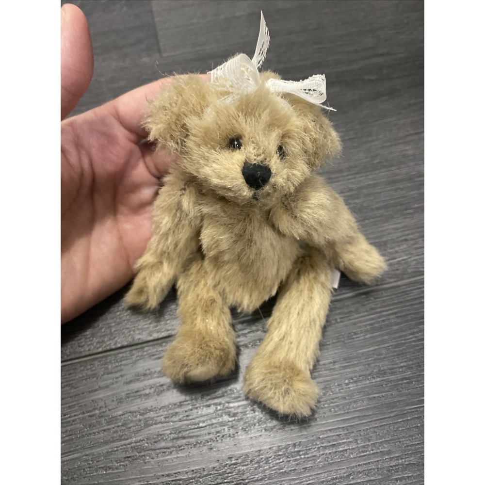 Cottage Collectibles by Ganz 1998 Mary Holstad Vintage Mini Teddy Bear Wobbly 6"